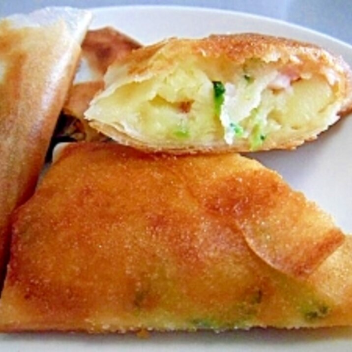 お弁当にぴったり!ポテトサラダの春巻き♪